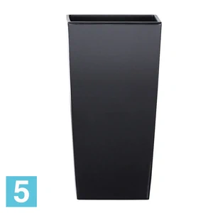 Высокое кашпо Prosperplast URBI SQUARE, антрацит 40-l, 40-w, 75-h