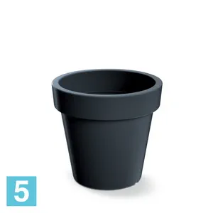 Кашпо Prosperplast LOFLY, антрацит 49-d, 45,5-h