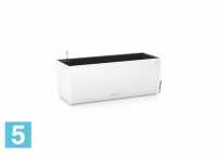 Кашпо с автополивом Lechuza Balconera Color, белое 50-l, 19-w, 19-h