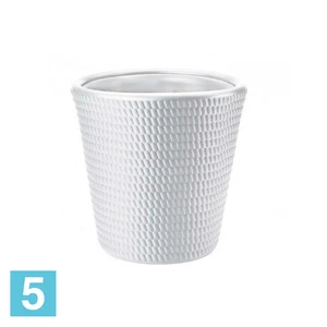 Кашпо FORM-PLASTIC Lina, пепел 40-d, 40-h
