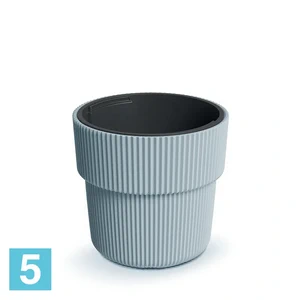 Кашпо Prosperplast MILLY, серое 29,9-d, 28,5-h