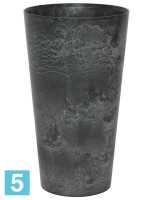 Кашпо Artstone claire vase, черное d-28 h-49 см в #REGION_NAME_DECLINE_PP#