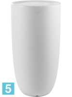 Кашпо Otium amphora, белое d-40 h-75 см
