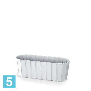 Балконный ящик Prosperplast Boardee Case, белый 14,4-l, 38,3-w, 13-h