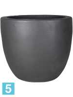 Кашпо Plain couple, антрацит d-53 h-49 см