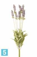 Искусственный цветок для декора Лаванда DELUXE 44h ( куст 9 цветков) в #REGION_NAME_DECLINE_PP#