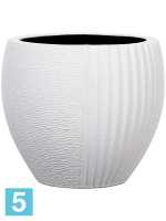 Кашпо Capi lux vase elegant split i, белое d-8 h-8 см в #REGION_NAME_DECLINE_PP#