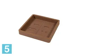 Поддон Plastecnic NATURALIA, медный 38,8-l, 38,8-w, 5,6-h