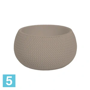 Напольное кашпо Prosperplast SPLOFY BOWL, мокко 37-d, 21-h
