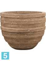 Кашпо Polystone coated junar couple, каменное d-55 h-44 см