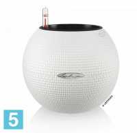 Кашпо с автополивом Lechuza Puro Color, белое 20-d, 16-h