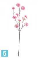 Искусственная ветка Сакуры Ball Flower розовая TREEZ Collection в #REGION_NAME_DECLINE_PP#