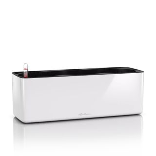 Lechuza Cube Triple Glossy кашпо, белое 40-l, 14-w, 13,5-h