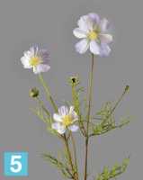 Искусственная Космея бело-розовая 3 цветка, 2 бутона TREEZ Collection в #REGION_NAME_DECLINE_PP#