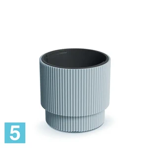 Кашпо Prosperplast MILLY на стойке, серое 29,8-d, 28,5-h