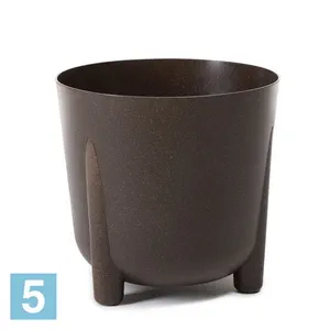 Кашпо Lamela Frida Eco coffee на ножках, кофе эспрессо 34-d, 32-h