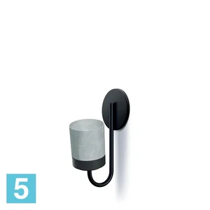 Кашпо настенное Prosperplast Bloomie Hanger, бетон 27-l, 23,-w, 64,5-h