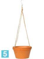 Кашпо подвесное Fibrics bamboo basket, терракотовое (per 12 pcs.) d-30 h-13 см в #REGION_NAME_DECLINE_PP#