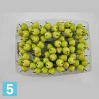 Яблоки искусственные, d-2 см., зеленые, 108 шт, на проволоке