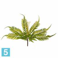 Папоротник большой *6 искусственный Alseed, h-55 см., 4510, зеленый, латексир.