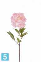 Искусственный цветок для декора Пион "BRITT" Sensitive Botanic d-18 см, 4 листа, 80h, цвет нежно-розовый в Москве