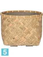 Кашпо Bohemian nala m bamboo l-37 w-37 h-28 см