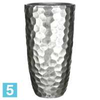 Кашпо IDEALIST Мозаик ваза, серебро 31,5-d, 61-h