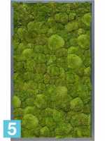 Картина из искусственного мха атласный блеск 100% шаровый мох l-100 w-60 h-6 см в Москве