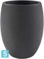 Кашпо Grigio tall, шар, антрацит-бетон d-55 h-68 см в #REGION_NAME_DECLINE_PP#
