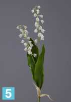 Искусственный цветок для декора Ландыш (2 ветки с листами) TREEZ Collection в #REGION_NAME_DECLINE_PP#