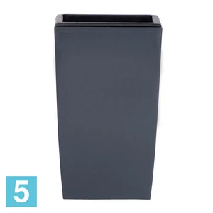Высокое кашпо Prosperplast COUBI SQUARE HIGH, графит 29-l, 29-w, 53-h