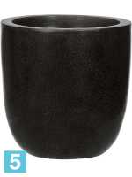 Кашпо Capi lux egg planter ii, черное d-43 h-41 см