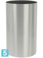 Кашпо Parel column stainless steel brushed on felt (1.2mm) d-40 h-60 см