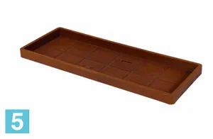 Поддон Plastecnic NATURALIA, медный 99,6-l, 38,8-w, 5,6-h