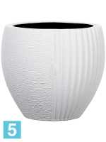 Кашпо Capi lux vase elegant split iii, белое d-15 h-15 см в #REGION_NAME_DECLINE_PP#