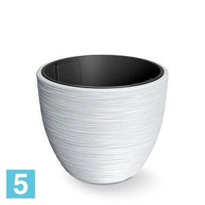 Кашпо Prosperplast FURU, белое 47-d, 38,5-h