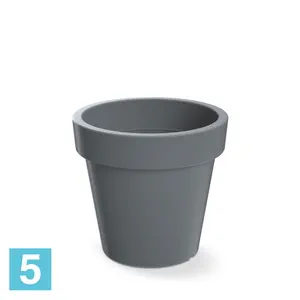 Кашпо Prosperplast LOFLY, серое 49-d, 45,5-h