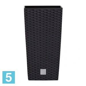 Кашпо Prosperplast RATO SQUARE, антрацит 27-l, 27-w, 50-h