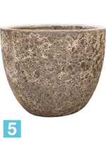 Кашпо Lava couple relic rust, металлическое d-55 h-48 см