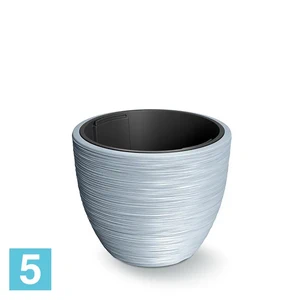 Кашпо Prosperplast FURU, серое 39-d, 32-h