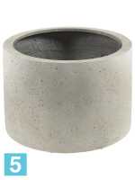 Кашпо Grigio, цилиндр antique, белое-бетон d-80 h-61 см в #REGION_NAME_DECLINE_PP#