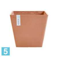 Кашпо с автополивом Ecopots Rotterdam, терракотовое 50-l, 50-w, 44-h