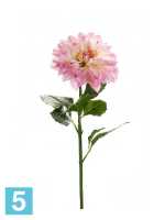 Искусственный цветок для декора Георгин 15dx65h светло-розовый в #REGION_NAME_DECLINE_PP#