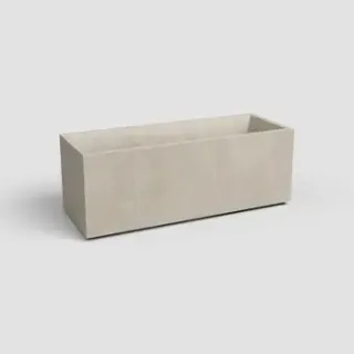 Кашпо Artevasi SYDNEY прямоугольное, кремовое 79,5-l, 29,5-w, 29,5-h