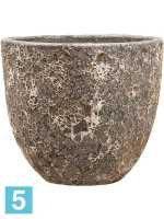 Кашпо Lava couple relic rust, металлическое d-36 h-34 см