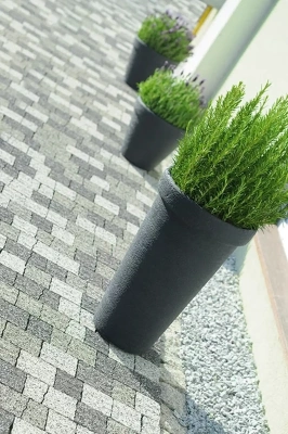 Кашпо Prosperplast Classic Tower flowerpot, коричневое 40-d, 63-h