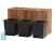 Кашпо TREEZ Effectory Timberline Низкий дивайдер, тёмное дерево 86-l, 33-w, 50-h