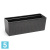 Кашпо Lamela Begonia Rattan, графит металлик 56-l, 19-w, 19,5-h