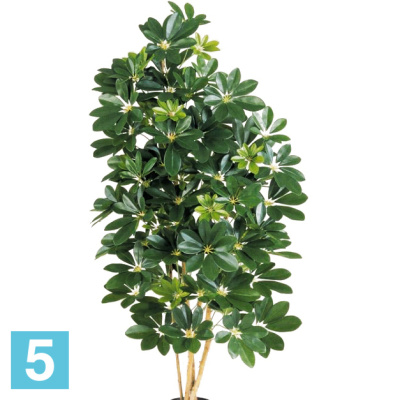 Шеффлера искусственная TREEZ Collection "Натуральная" зеленая 80h в #REGION_NAME_DECLINE_PP#