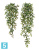 Искусственная Традесканция зеленая ампельная 120h TREEZ Collection